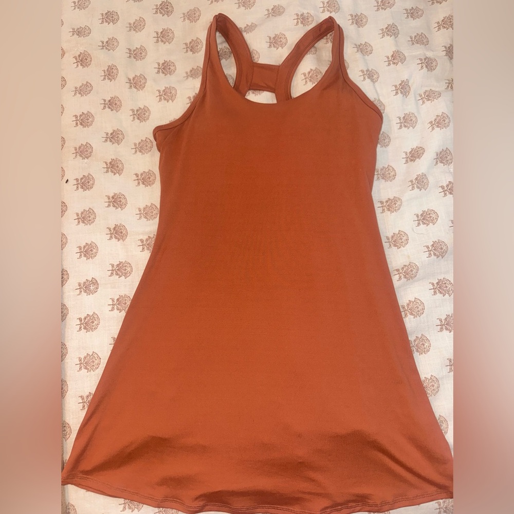 Women's Racerback Athletic Dress with Built In Shorts